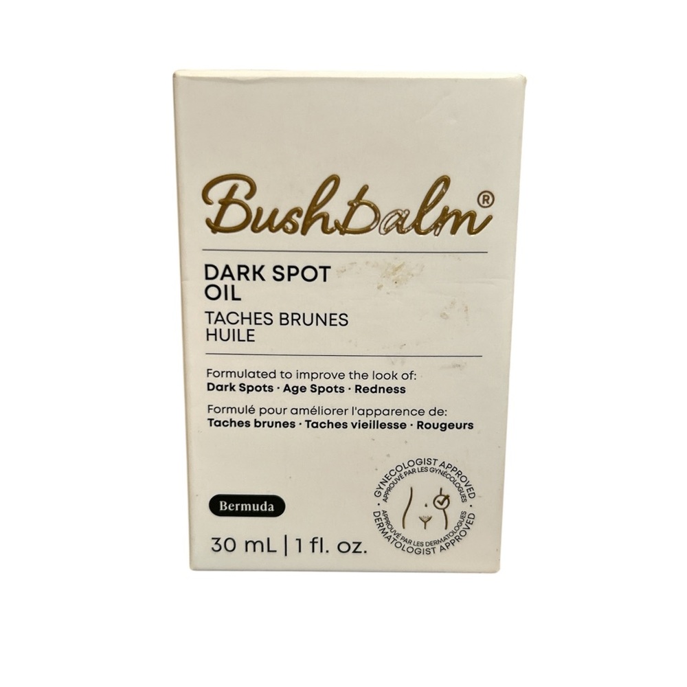 Bush balm Bermuda  Dark Spot Oil 1 oz | 30 ml 
NEW in boxx